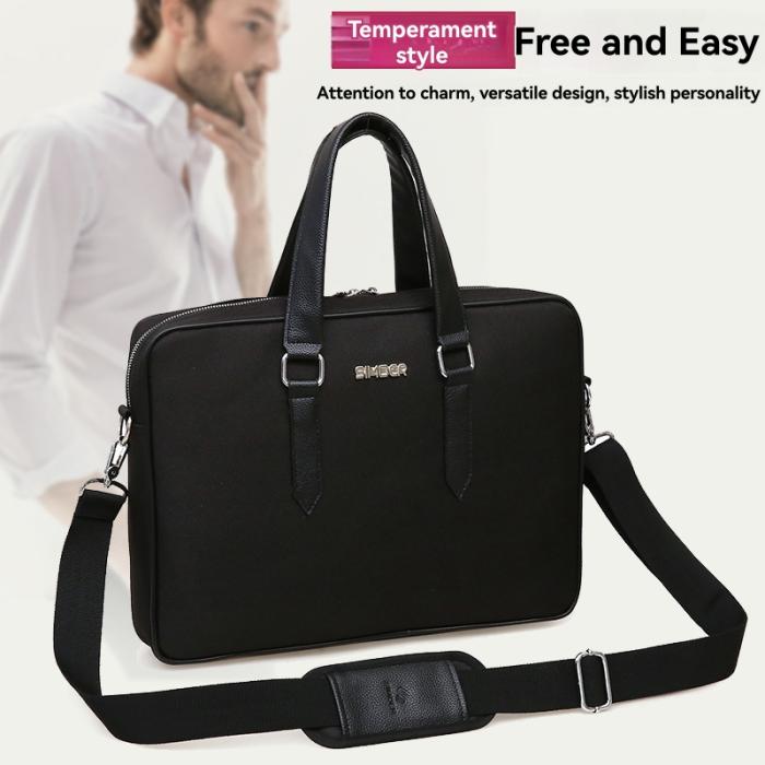 Mens Bags & Backpacks |  Brown Embossed Leather Briefcase Accessories Bags & Backpacks