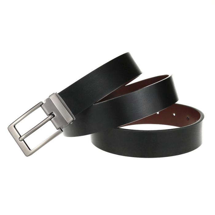 Mens Belts |  Men’s Polished Blue Leather Adjustable Belt Accessories Belts