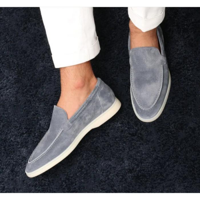 Mens Boots |  Men’s Blue Suede Desert Boot Mens Boots