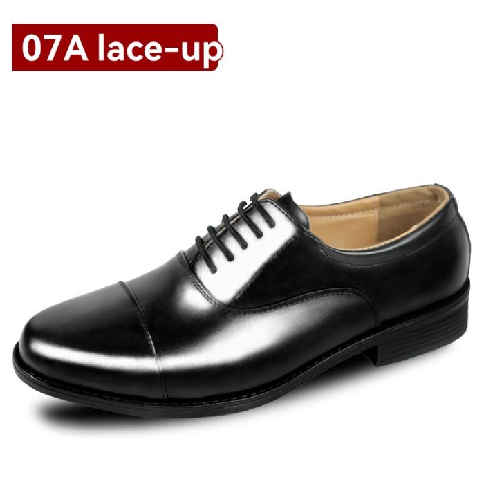 Mens Lace-Ups |  Men’s Black Leather Easy Lace-Up Lace-Ups Lace-Ups