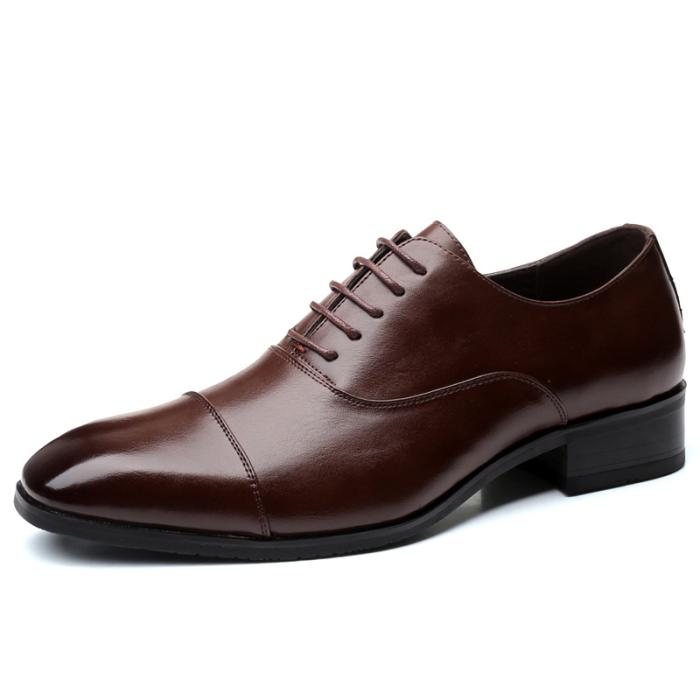 Mens Lace-Ups |  Men’s Black Leather Oxford Shoe Lace-Ups Lace-Ups