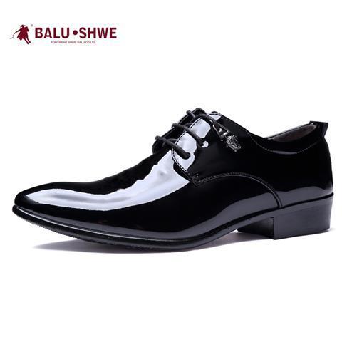 Mens Lace-Ups |  Men’s Black Patent Leather Oxford Shoe Lace-Ups Lace-Ups