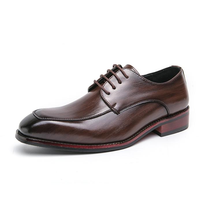 Mens Lace-Ups |  Men’s Burgundy Leather Limited Edition Derby Shoe Lace-Ups Lace-Ups