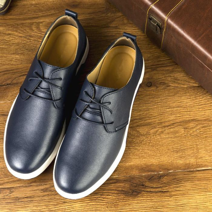 Mens Lace-Ups |  Men’s Polished Brown Leather Derby Shoe Lace-Ups Lace-Ups