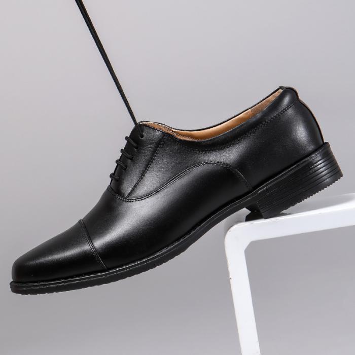 Mens Lace-Ups |  Men’s Polished Brown Leather Oxford Shoe Lace-Ups Lace-Ups