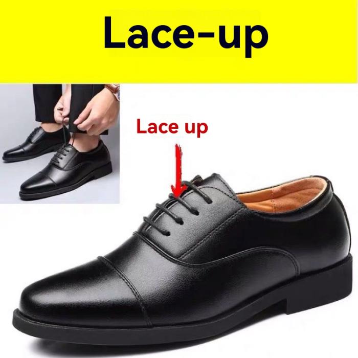 Mens Lace-Ups |  Men’s Polished Brown Leather Oxford Shoe Lace-Ups Lace-Ups