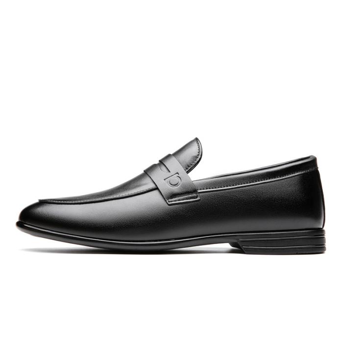 Mens Loafers |  Men’s Black Leather Carlo Loafer Loafers Loafers