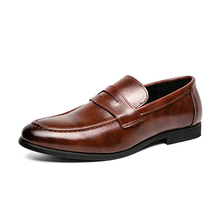 Mens Loafers |  Men’s Brown Leather Penny Loafer Loafers Loafers