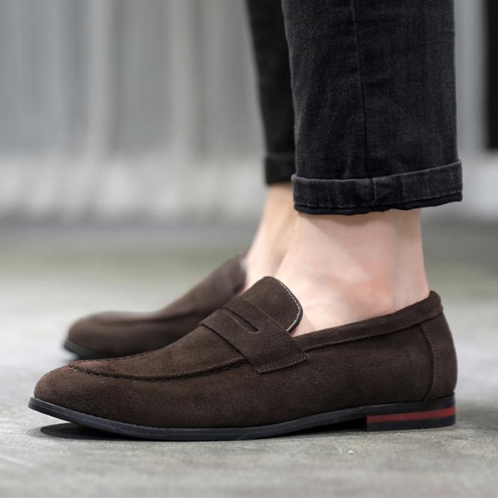 Mens Loafers |  Men’s Light Brown Suede Carlo Loafer Loafers Loafers