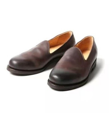 Mens Loafers |  Men’s Polished  Brown Leather Uniqua Loafer Loafers Loafers