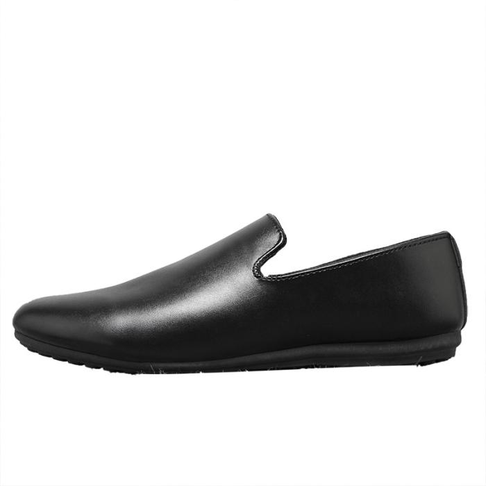 Mens Slippers |  Men’s Polished Blue Leather Slipper Mens Mens