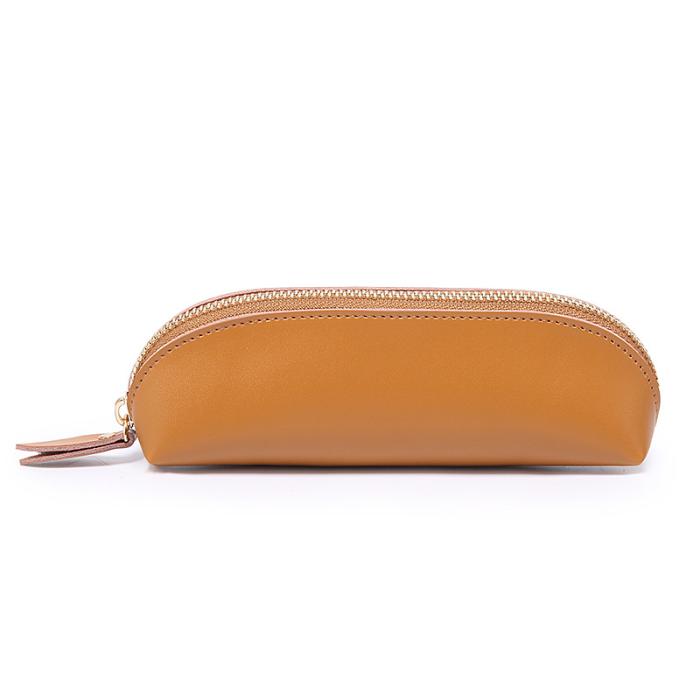 Mens|Womens Small Leather Goods |  Orange Saffiano Leather Pouch Accessories Mens