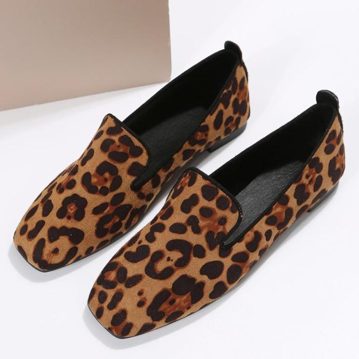 Womens Flats Shoes |  Women’s Animal-Print Cavallino Andrea Tassel Loafer Flats Shoes Flats Shoes