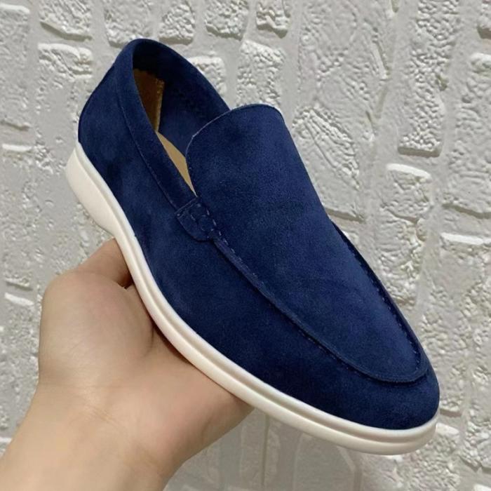 Womens Flats Shoes |  Women’s Pink Suede Loafer Flats Shoes Flats Shoes