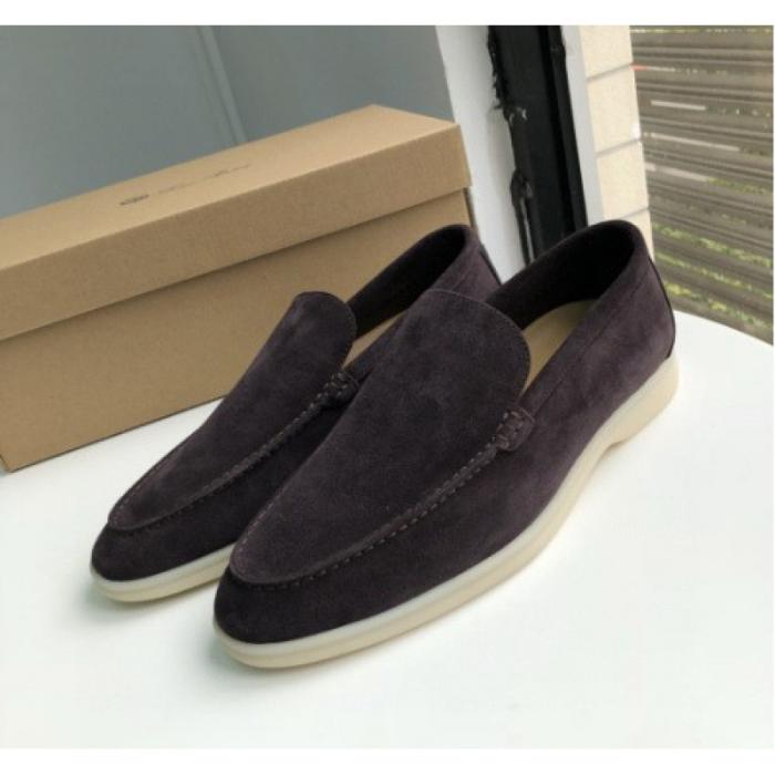 Womens Loafers |  Women’s Purple Suede Loafer Flats Shoes Flats Shoes