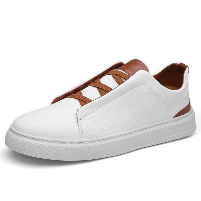 Womens Sneakers |  Women’s Nude Tumbled Leather Slip-On Sneaker Shoes Sneakers