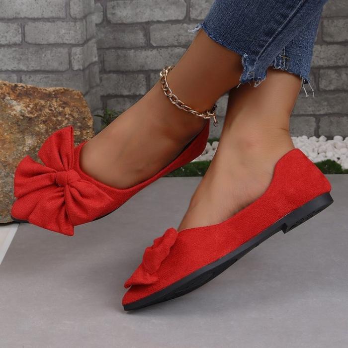 Womens Flats Shoes |  Women’s Black Suede Ballet Flat Flats Shoes Flats Shoes